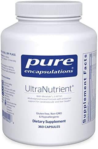 Pure Encapsulations UltraNutrient | Multivitamin Supplement to Support Liver, Cardiovascular Health, and Antioxidants* | 360 Capsules