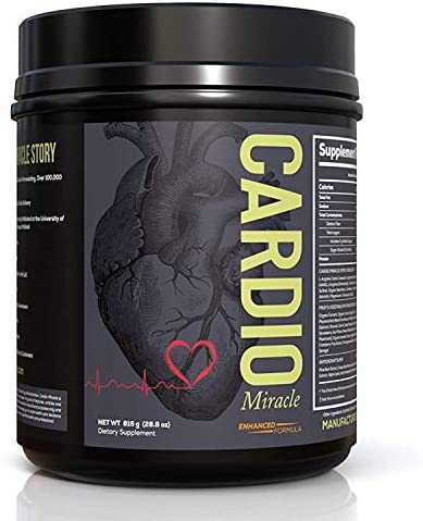 Cardio Miracle (TM - The Complete Nitric Oxide Solution - Nutritional Heart Healthy L-Arginine and Organic Beetroot Drink Mix 60 Servings