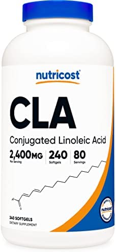 Nutricost CLA (Conjugated Linoleic Acid) 800mg, 240 Softgels