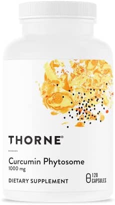 Thorne Curcumin Phytosome 1000 mg (Meriva) - Clinically Studied, High Absorption - Supports Healthy Inflammatory Response in Joints, Muscles, GI Tract, Liver, and Brain - 120 Capsules - 60 Servings