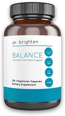 Dr. Brighten Balance - Women's Hormone Support Dietary Supplement - B Vitamins, Antioxidants, Herbs