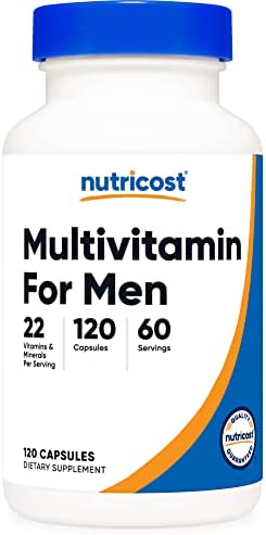 Nutricost Multivitamin for Men 120 Capsules - Vitamins and Minerals for The Healthy Man