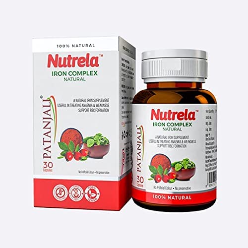 Patanjali Nutrela Iron Complex 30 Capsules