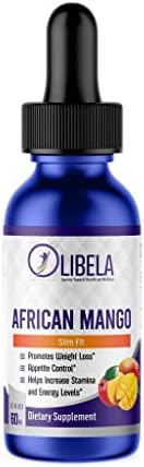 OLIBELA African Mango Liquid Burn Drops, Weight Management – African Fat Flusher, Appetite Suppressant for Weight Loss, Manage Cravings, Metabolism Booster, and Energy Level | 2fl oz (60ml)