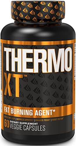 Thermo XT Thermogenic Fat Burner - Cutting Weight Loss Supplement w/ EGCG, Capsimax, Forskolin, & More - Appetite Suppressant & Energy Booster for Men & Women - 60 Natural Veggie Diet Pills