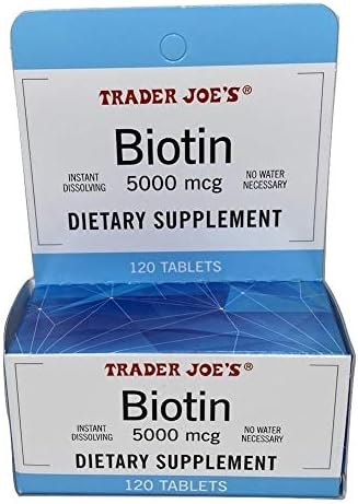 Trader Joe's Biotin 5000 mcg Dietary Supplement