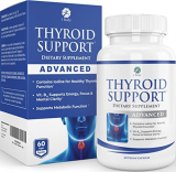 1 Body Thyroid Support Supplement for Women and Men – Energy & Focus Support Formula – Vegetarian & Non-GMO – Iodine, Vitamin B12 Complex, Zinc, Selenium, Ashwagandha, Copper & More 30 Day Supply