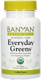 Banyan Botanicals Everyday Greens – Certified Organic, 90 Tablets – A Nutrient Rich Superfood for Health & Vitality