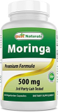 Best Naturals Moringa Superfood 500 mg 60 Veggie Capsules