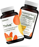 Brightcore Thrive Turmeric Curcumin with Black Pepper BioPerine and Ginger Complex, Turmeric and Ginger Supplement, 30 Servings, 90 Capsules Nutrition