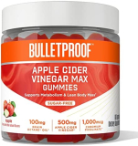 Bulletproof Apple Cider Vinegar Max Sugar-Free Gummies, 60 Count, Keto Supplement for Cravings