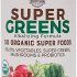 Peak Performance Organic Greens Superfood Powder. Best Tasting Super Greens Powder with 25+ Organic Ingredients for Max Energy and Athletic Performance. Vegan Keto Green Juice Daily Drink