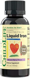 ChildLife Essentials Liquid Iron – Dietary Supplement for Infants, Baby, Kids, Toddlers, Children, and Teens – Natural Berry Flavor, 4 Fluid Ounces