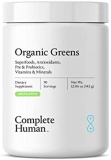 Complete Human – Organic Greens Powder, Green Superfood Powder, Antioxidants, Pre & Probiotics, All Natural Dietary Supplement, 30 Servings, 342 g