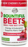 Country Farms Bountiful Beets, Wholefood Beet Extract Superfood, Helps Support Healthy Circulation And Promote Energy, Nitric Oxide Boost, Super Beets, Cherry Flavor, 30 Servings