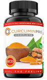 CurcuminPro Complete BCD Vegan Curcumin Capsules | The World’s only BioSoluble Curcumin | Derived from Organic Turmeric Complete Vegan | Natures Natural Joint & Muscle Support | 60 Count