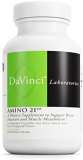 DaVinci Labs Amino 21 – Supports Brain Function & Muscle Metabolism* – Amino Acid Dietary Supplement with L-Glutamine, L-Lysine HCl, Tyrosine, L-Arginine and More – Gluten-Free – 90 Capsules, 750 mg