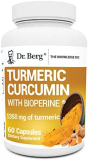 Dr. Berg Turmeric Curcumin with Bioperine – Anti Inflammatory Turmeric Supplement – Organic Turmeric Curcumin with Black Pepper Extract Supports Brain, Heart & Joints – Turmeric Curcumin 60 Capsules