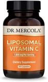 Dr. Mercola Liposomal Vitamin C Dietary Supplement, 30 Servings (60 Capsules), Immune Support, Non GMO, Soy Free, Gluten Free