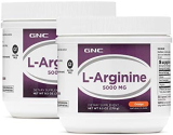 GNC L-Arginine 5000mg – Orange, Twin Pack, 30 Servings per Container, Increases Nitric Oxide Productioin