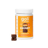 Goli® Energy Bites – 30 Count – salted caramel chocolate flavor Guarana extract, Caffeine, Vitamins B6, B9 & B12