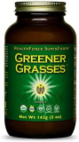 HEALTHFORCE SUPERFOODS Greener Grasses Alkalizer – 5 oz – Vegan Greens Powder, Superfood Complex – Great Source of Fiber, Promotes Healthy Gut – Gluten Free – 35 Servings