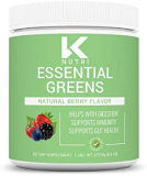 K Nutri Supergreens [30 Servings] Organic Superfood Powder – Fruit & Vegetable Blend Helps Detox, Immunity, Digestion, Energy, Gut Health – Naturally Flavored & Sweetened – Greens Supplements