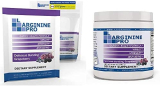 L-ARGININE PRO, L-arginine Supplement – 5,500mg of L-arginine Plus 1,100mg L-Citrulline – Jar + Packets Set (Grapeberry, Jar+30Packets)