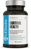 LES Labs Cortisol Health – Stress Relief, Balanced Cortisol Response, Relaxation & Deep Sleep – Phosphatidylserine, Magnesium, Magnolia Bark, Rhodiola Rosea & Ashwagandha – Non-GMO – 60 Capsules