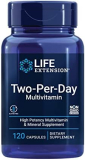 Life Extension Two-Per-Day High Potency Multivitamin & Mineral Supplement – Vitamins, Minerals, Plant Extracts, Quercetin, 5-MTHF, Folate & More – Gluten-Free, Non-GMO – 120 Capsules