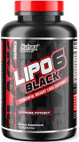 Lipo-6 Black Max Strength Fat Burner – Fast Acting Energy, Weight Loss Diet Pills – Research Backed Ingredients – Appetite Suppressant, Metabolism Booster for Weight Loss, 120 Capsules