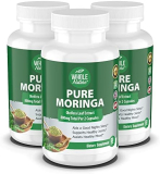 Moringa Capsules, 800mg Organic Moringa Oleifera Leaves Powder Superfood Greens. Whole Nature’s Pure Moringa Pills is A Vegan, Non-GMO Energy Booster and Immune Support Supplement. (3)