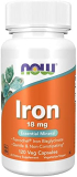 NOW Supplements, Iron 18 mg, Non-Constipating*, Essential Mineral, 120 Veg Capsules