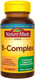 Nature Made Stress B Complex with Vitamin C and Zinc, Dietary Supplement for Immune Support, 75 Tablets, 75 Day Supply