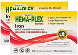 NaturesPlus Hema-Plex Iron – 30 Sustained Release Tablets, Pack of 2-85 mg Elemental Iron – Total Blood Health – with Vitamin C & Bioflavonoids – Vegan, Gluten Free – 60 Total Servings