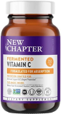 New Chapter Vitamin C + Elderberry with Fermented Vitamin C/Whole-Food Herbs + Collagen Protection, 60 Count (Pack of 1)