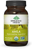 ORGANIC INDIA Amalaki Herbal Vitamin Supplement – Immune Support, Vitamin C, Vegan, Gluten-Free, Kosher, Ayurvedic, Antioxidant, USDA Certified Organic, Non-GMO – 90 Capsules