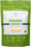 Organic Greens Powder Superfood Juice from The Myers Way Protocol – Contains 14 Powerful USDA Certified Organic Plant Foods – Spirulina, Chlorella, Barley + more, 270 Grams 30 Servings – Dr. Amy Myers