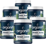 Organifi Green Juice – Organic Superfood Powder – 180-Day Supply – Organic Vegan Greens – Helps Decrease Cortisol – Provides Better Response to Stress – Supports Weight Control – Total Body Wellness