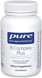 Pure Encapsulations B-Complex Plus | B Vitamins Supplement to Support Red Blood Cell Growth, Neurological and Psychological Health, Cardiovascular Health, and Energy Levels* | 120 Capsules