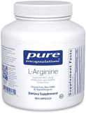 Pure Encapsulations L-Arginine | Supplement to Support Nitric Oxide Production, Immune Support, Memory, Heart Health, and Healthy Blood Flow* | 180 Capsules