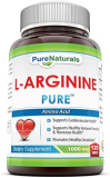 Pure Naturals L-Arginine 1000 Mg, 120 Count