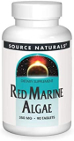 Source Naturals Red Marine Algae 350 mg Superfood Packed with Minerals & Vitamins – 90 Tablets