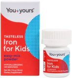 Tasteless Iron for Kids- No Sweeteners, Colors, Flavors or Preservatives- 4 Month Supply- Add to Beverages or Food.