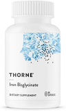 Thorne Iron Bisglycinate – 25 mg – Optimal Absorption – Support Red Blood Cell Formation – Fight Fatigue and Other Symptoms of Iron Deficiency – NSF Certified for Sport – Gluten-Free – 60 Capsules