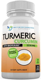 Turmeric Curcumin – 2250mg/d – 90 Veggie Capsules – 95% Curcuminoids with Black Pepper Extract (Bioperine) – 100% Organic – Most Powerful Turmeric Supplement with Triphala