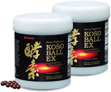 Umeken Koso Ball EX – Fermented Fruits and Vegetables Extract Containing Enzymes for Energy, Digestion, & Immune System, Chewable Dietary Supplement, 13.2 Ounce, Pack of 2