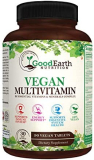 Vegan Multivitamins for Men & Women – Vitamins A , B Complex , C , D3 , Zinc , Magnesium , Spirulina , Antioxidants – Daily Multivitamin Mineral Supplement with Proprietary Fruit & Vegetable Blend